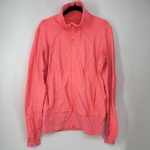 Lululemon Athletica Align Pink Neon Colorful Long Sleeve Athletic Jacket